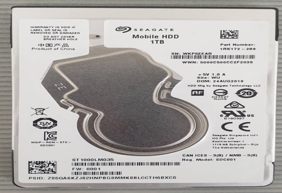 SET復得科技資訊救援中心SEAGATE ST1000LM035 1TB 2.5硬碟無法讀取